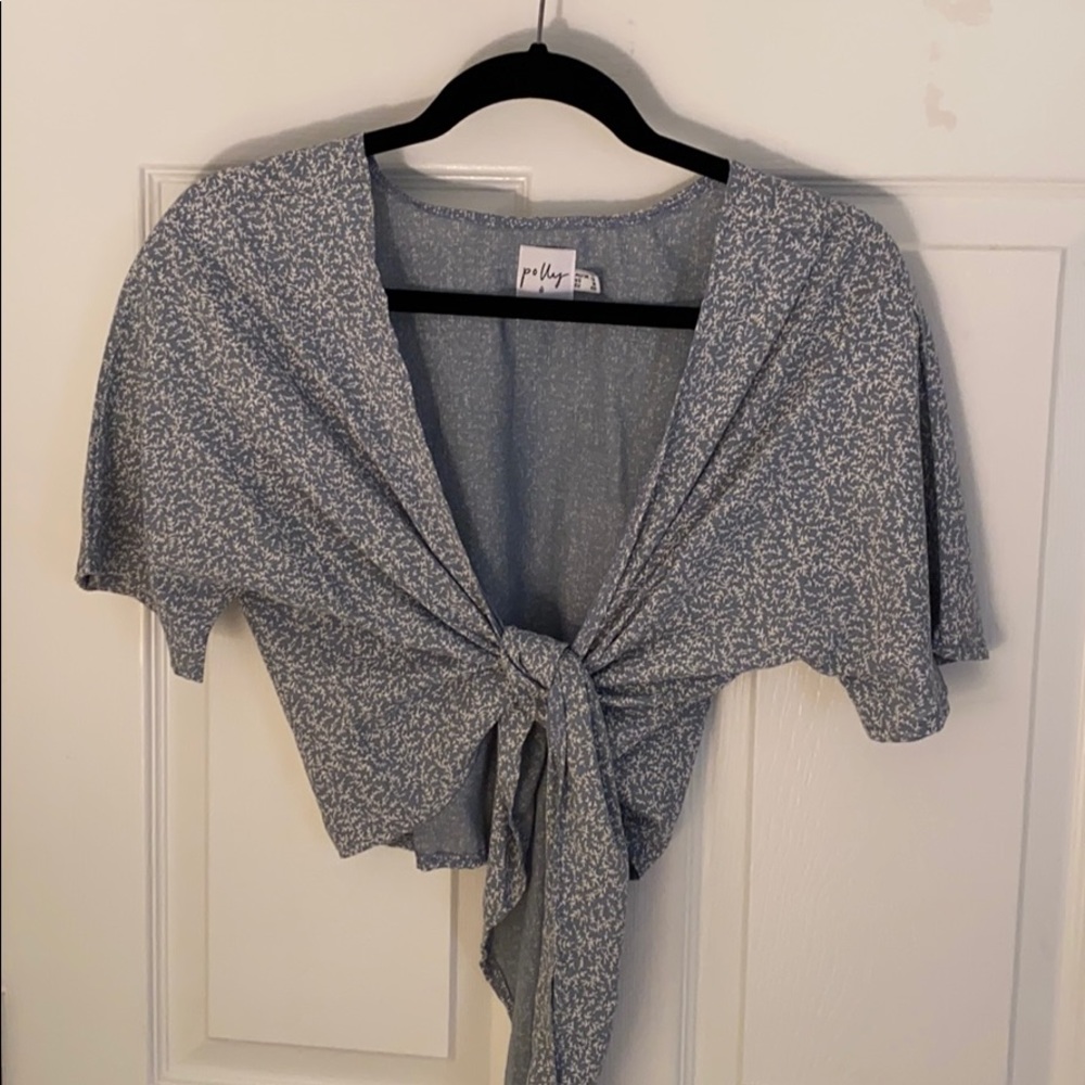 Princess Polly cropped wrap Top